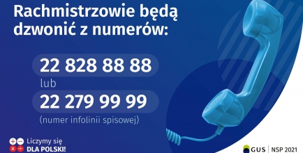 Rachmistrz może zadzwonić wyłącznie z dwóch oficjalnych numerów dydykowanych Naradowemu Spisowi Powszechnemu Ludności i Mieszkań.