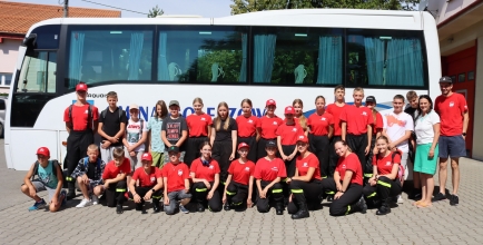 Uczestnicy wyjazdu z wójt Sylwią Cieślar