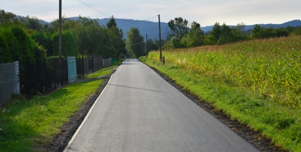 ul. Brzozowa w Goleszowie Równi z nową nawierzchnią, fot. T. Lenkiewicz