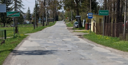 Na granicy Dziegielowa i Puńcowa będzie miał miejsce remont drogi