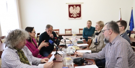 Briefing prasowy w Urzędzie Gminy Goleszów 15.03.2023