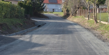 Ul. Skotnia w Bażanowicach po remoncie