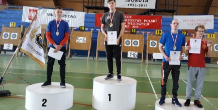 Przemysław Konecki na najwyższym stopniu podium, fot. LUKS