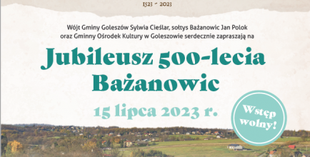 500-lecie Bażanowic