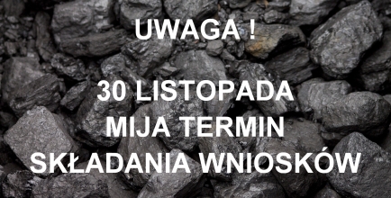 30 listopada mija termin składania wniosków