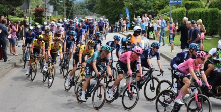 W etap Tour de Pologne w gminie Goleszów