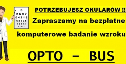 Zaproszenie na bezpłatne badanie wzroku