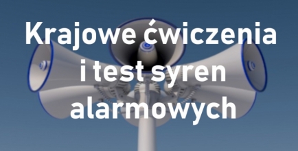 Test syren w ramach ćwiczeń