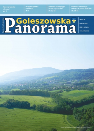 Okładka Panoramy Goleszowskiej kwiecień 2020