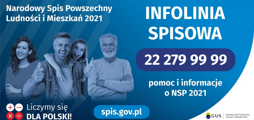 Tegoroczny Narodowy Spis Powszechny Ludności i Mieszkań odbędzie się w dniach od 1 kwietnia do 30 czerwca br.