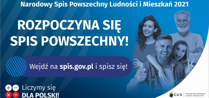 1 kwietnia rozpoczął się Narodowy Spis Powszechny Ludności i Mieszkań, który potrwa do 30 czerwca br.