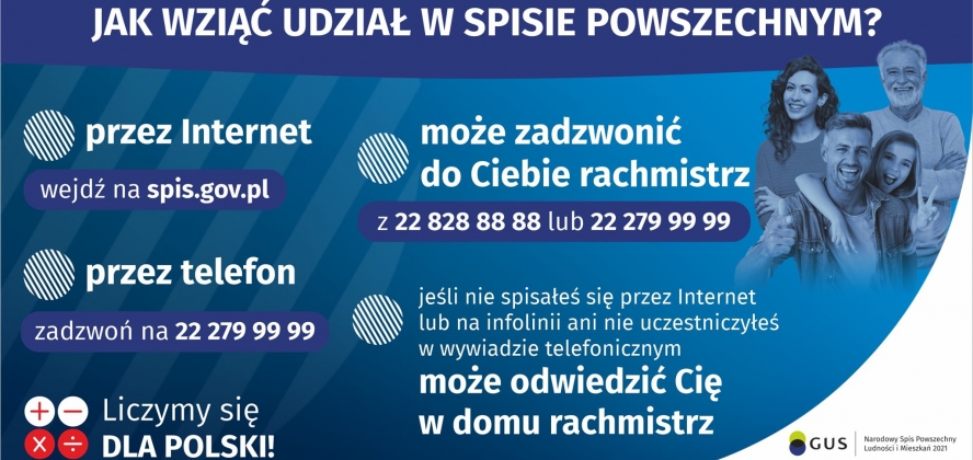 Narodowy Spis Powszechny rozpoczął się 1 kwietnia i potrwa do końca września br.