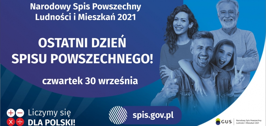 Dzisiaj ostatni dzień spisu powszechnego!