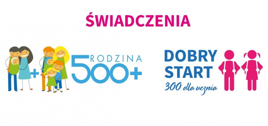 Świadczenia 500+ i 300+ baner