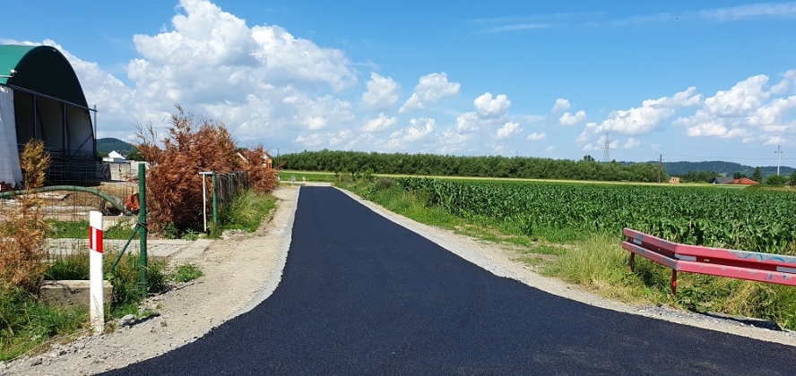 Goleszów Równia, ul. Przelotowa w trakcie remontu