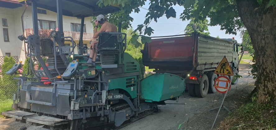 Remont ul. Pod Czantorią w Cisownicy