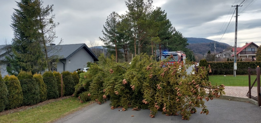 Interwencja, fot. z profilu OSP Cisownica