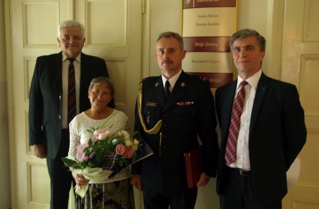 Od lewej: Bogusław Konecki, Halina Macura, Jerzy Lazar, Krzysztof Glajcar,fot. Tomasz Lenkiewicz