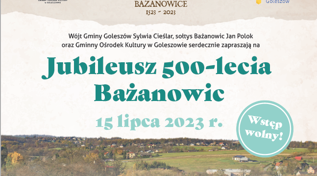 500-lecie Bażanowic