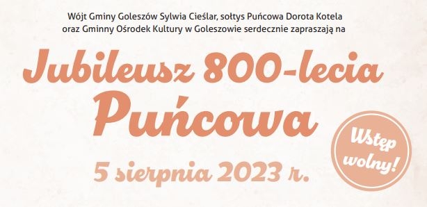 Jubileusz 800 - lecia Puńcowa