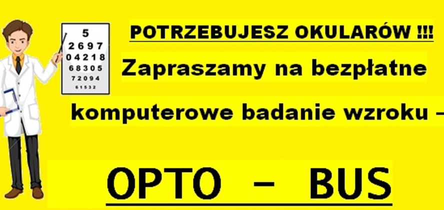 Zaproszenie na bezpłatne badanie wzroku