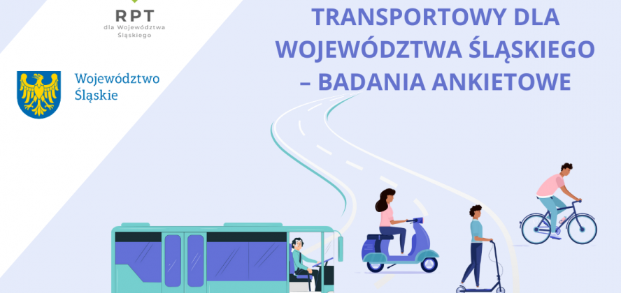 Na zlecenie Marszałka Województwa Śląskiego od września do listopada 2021 w wylosowanych gospodarstwach domowych, a także w centrach handlowych ankieterzy zapytają mieszkańców całego województwa śląskiego o sposoby przemieszczania się do pracy, szkoły, na