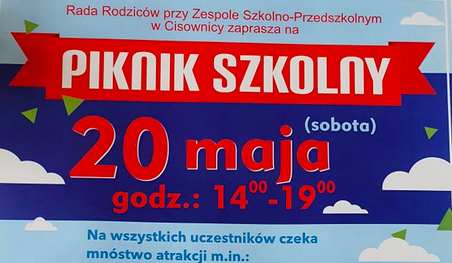 Zaproszenie na piknik szkolny w Cisownicy