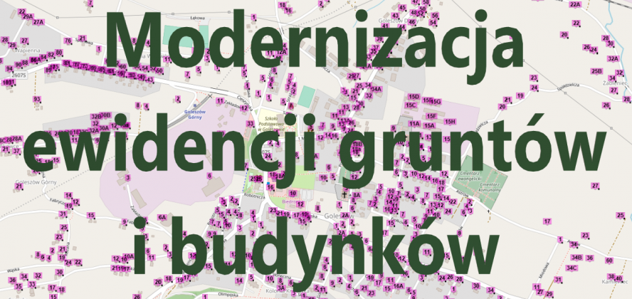 Modernizacja ewidencji gruntów i budynków