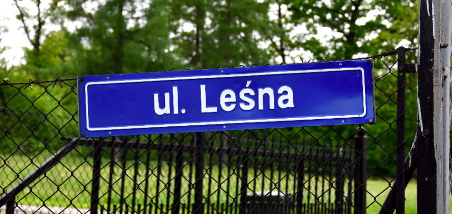 Ul. Leśna w Puńcowie przed remontem.