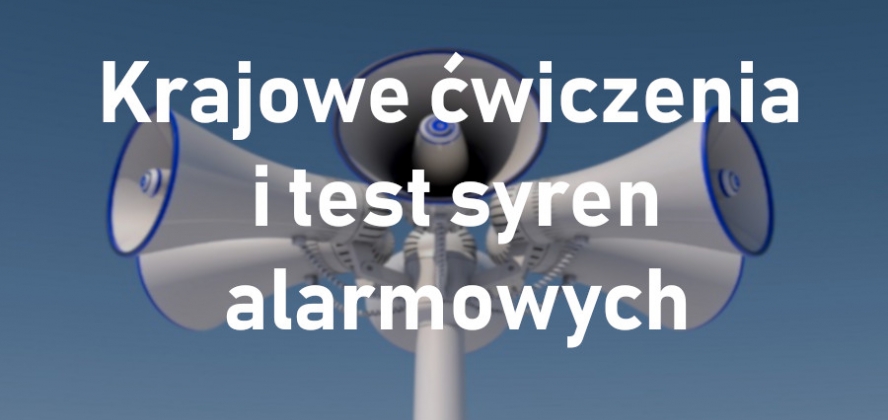 Test syren w ramach ćwiczeń