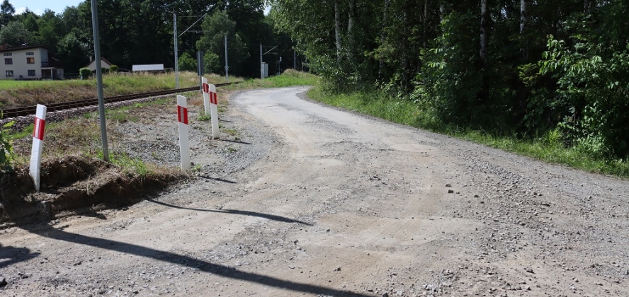 ul. Pszenna w Goleszowie Równi przed remontem