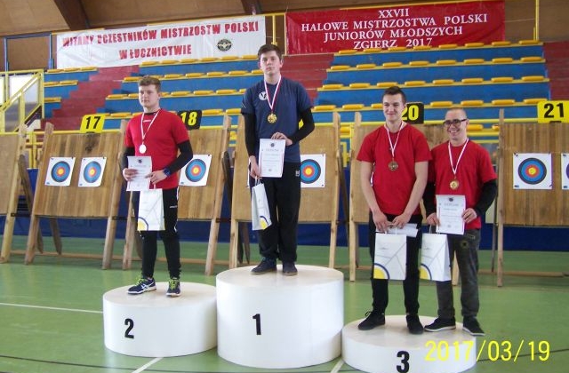 Przemysław Konecki na najwyższym stopniu podium, fot. z archiwum klubu
